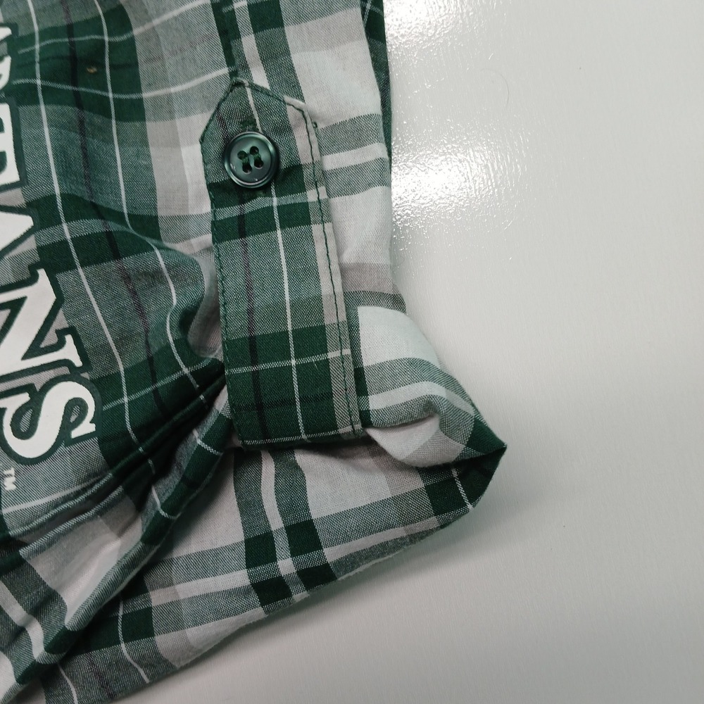 Michigan State Spartans Plaid Lounge Pants Capri Cropped‎ Sleepwear Size Small - Picture 2 of 6